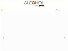Tablet Screenshot of alcoholandyouni.com